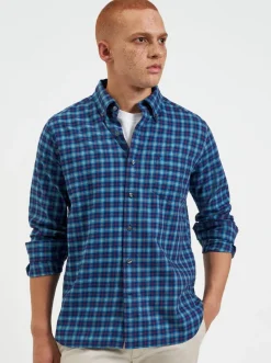 Ben Sherman Shirts^House Tartan Twill Shirt - Navy