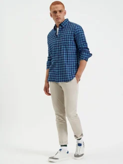 Ben Sherman Shirts^House Tartan Twill Shirt - Navy