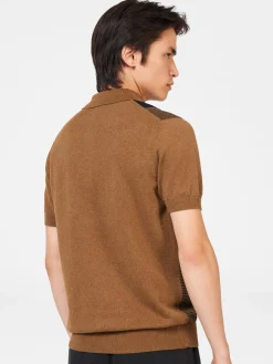 Ben Sherman Sweaters & Knits^Intarsia Stripe Knit Polo - Ginger