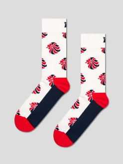 Ben Sherman Accessories^Lions Pride Happy Socks White
