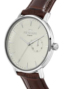 Ben Sherman Accessories^Men's Portobello Professional Multi Watch - Brown/White/Silver