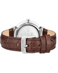 Ben Sherman Accessories^Men's Portobello Professional Multi Watch - Brown/White/Silver