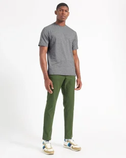 Ben Sherman T-Shirts & Tees^Performance Stretch Marl T-Shirt - Grey Heather