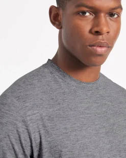 Ben Sherman T-Shirts & Tees^Performance Stretch Marl T-Shirt - Grey Heather