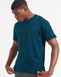 Ben Sherman T-Shirts & Tees^Performance Stretch Marl T-Shirt - Navy Heather
