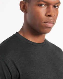 Ben Sherman T-Shirts & Tees^Performance Stretch Marl T-Shirt - Black