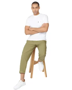 Ben Sherman Pants & Shorts^Poplin Relaxed-Taper Pleated Trouser - Olive