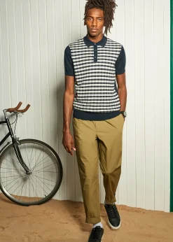 Ben Sherman Pants & Shorts^Poplin Relaxed-Taper Pleated Trouser - Olive