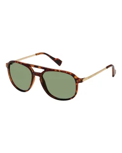 Ben Sherman Accessories^Reggie Polarized Eco-Green Sunglasses - Tortoise