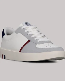 Ben Sherman Shoes^Richmond Sneaker - White British Navy White/British Navy/Modred/Wwht