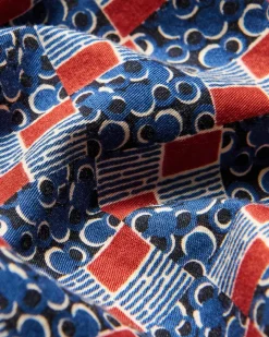 Ben Sherman Shirts^1950s Checkerboard Print Shirt Indigo