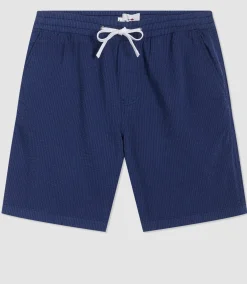 Ben Sherman Pants & Shorts^Seersucker Slim Fit Bengal Stripe Short - Navy