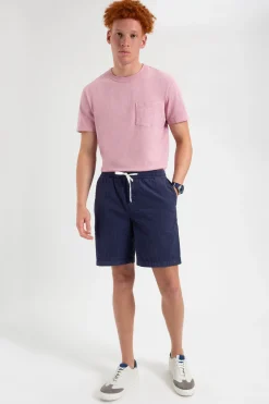 Ben Sherman Pants & Shorts^Seersucker Slim Fit Bengal Stripe Short - Navy
