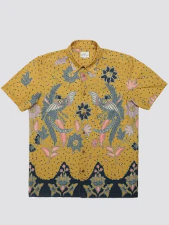 Ben Sherman Shirts^Signature Abstract Botanical Print - Sunflower