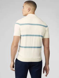 Ben Sherman Sweaters & Knits^Signature Argyle Stripe Polo - Ivory