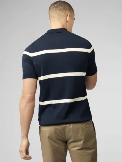 Ben Sherman Sweaters & Knits^Signature Argyle Stripe Polo - Dark Navy