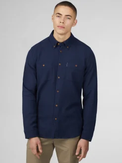 Ben Sherman Shirts^Signature Boucle Shirt Shirt - Dark Navy