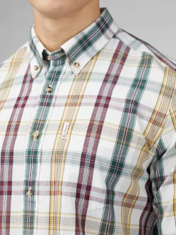Ben Sherman Shirts^Signature Heritage Check Shirt - Snow White