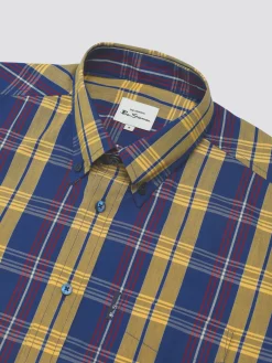 Ben Sherman Shirts^Signature Irregular Check Shirt - Twilight Denim