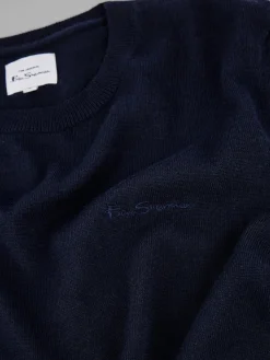 Ben Sherman Sweaters & Knits^Signature Knit Crewneck Sweater - Navy Dark Navy