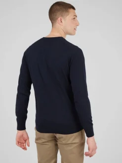 Ben Sherman Sweaters & Knits^Signature Knit Crewneck Sweater - Navy Dark Navy