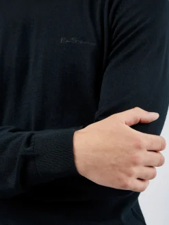 Ben Sherman Sweaters & Knits^Signature Knit Crewneck Sweater - Black