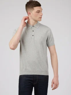 Ben Sherman Sweaters & Knits^Signature Knit Polo - Steel
