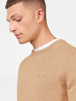 Ben Sherman Sweaters & Knits^Signature Knitted Crew Neck - Stone