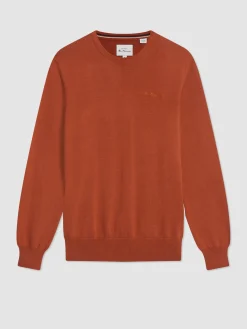 Ben Sherman Sweaters & Knits^Signature Knitted Crewneck Sweater - Cinnamon