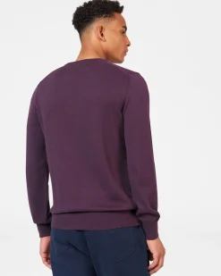Ben Sherman Sweaters & Knits^Signature Knitted Crewneck Sweater - Plum