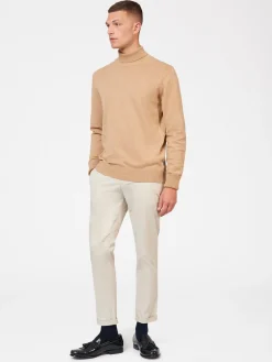 Ben Sherman Sweaters & Knits^Signature Knitted Roll Neck Sweater - Stone