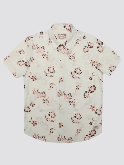 Ben Sherman Shirts^Signature Linear Floral Print Shirt - Ivory