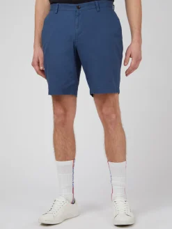 Ben Sherman Pants & Shorts^Signature Linen Shorts - Blue Blue Denim