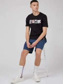 Ben Sherman Pants & Shorts^Signature Linen Shorts - Blue Blue Denim