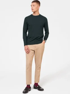 Ben Sherman Sweaters & Knits^Signature Merino Crewneck Sweater - Dark Green