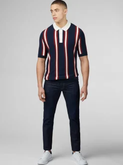 Ben Sherman Sweaters & Knits^Signature Mod Knitted Rugby - Dark Navy