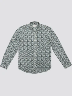 Ben Sherman Shirts^Signature Multicolor Floral Print Shirt - Petrol