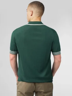 Ben Sherman Sweaters & Knits^Signature Open Neck Polo - Green