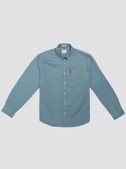 Ben Sherman Shirts^Signature Oxford - Long Sleeve - Teal