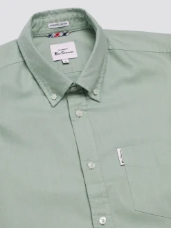 Ben Sherman Shirts^Signature Oxford - Long Sleeve - Grass Green