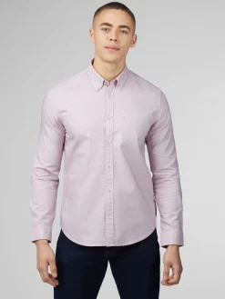 Ben Sherman Shirts^Signature Oxford Long Sleeve - Violet