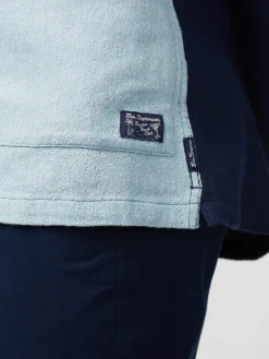 Ben Sherman Shirts^Signature Recycled Boucle Resort Shirt - Dark Navy