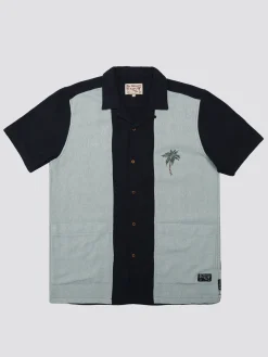 Ben Sherman Shirts^Signature Recycled Boucle Resort Shirt - Dark Navy