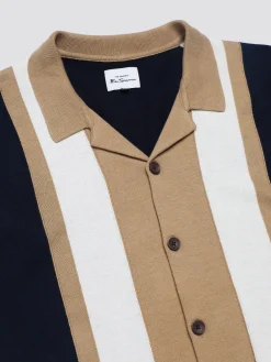 Ben Sherman Sweaters & Knits^Signature Resort Neck Button Through Polo - Dark Navy