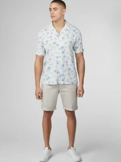 Ben Sherman Shirts^Signature Resort Print Shirt - Ivory