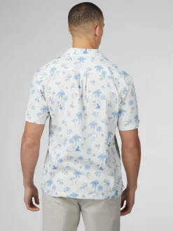 Ben Sherman Shirts^Signature Resort Print Shirt - Ivory