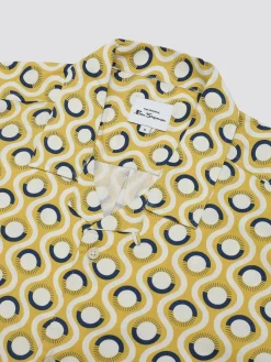 Ben Sherman Shirts^Signature Retro Geo Print Shirt - Sunflower