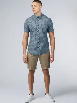 Ben Sherman Shirts^Signature Short Sleeve Gingham Shirt - Petrol
