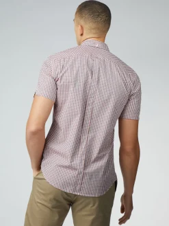 Ben Sherman Shirts^Signature Short Sleeve Gingham Shirt - Scarlett