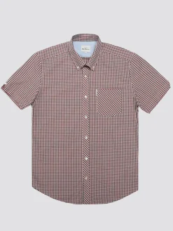 Ben Sherman Shirts^Signature Short Sleeve Gingham Shirt - Scarlett
